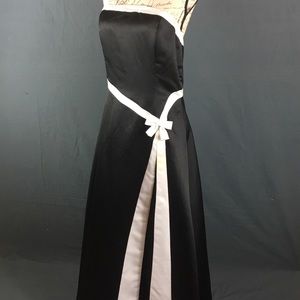 Jessica McClintock strapless party dress black